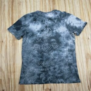 Sullen Art Collective Devotion T-Shirt Men's M Skull Graphic Tie Dye Hardy Style